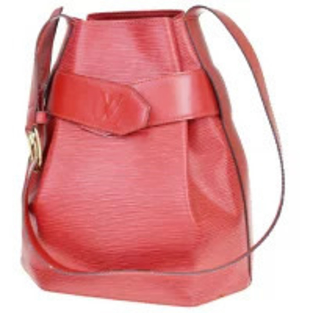 Louis Vuitton Sac Depaule Shoulder Bag Epi Leather Castilian Red